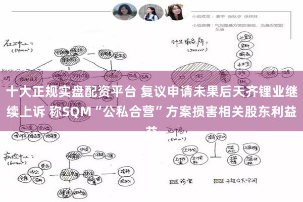 十大正规实盘配资平台 复议申请未果后天齐锂业继续上诉 称SQM“公私合营”方案损害相关股东利益