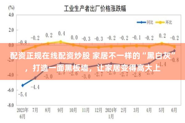 配资正规在线配资炒股 家居不一样的“黑白灰”，打造一面黑板墙，让家居变得高大上