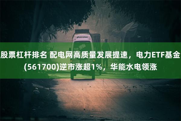 股票杠杆排名 配电网高质量发展提速，电力ETF基金(561700)逆市涨超1%，华能水电领涨