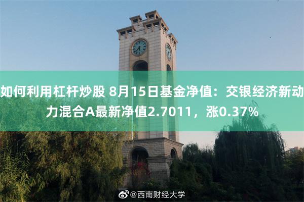 如何利用杠杆炒股 8月15日基金净值：交银经济新动力混合A最新净值2.7011，涨0.37%