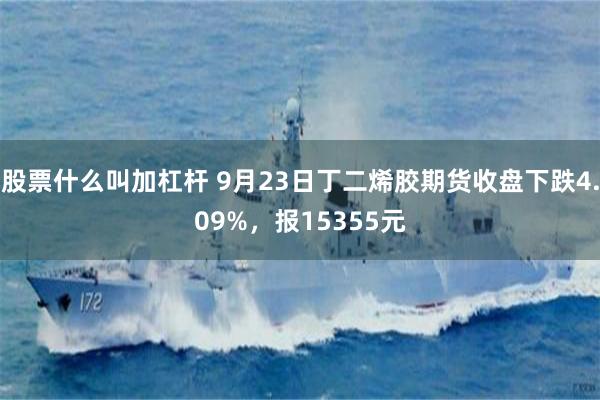 股票什么叫加杠杆 9月23日丁二烯胶期货收盘下跌4.09%，报15355元