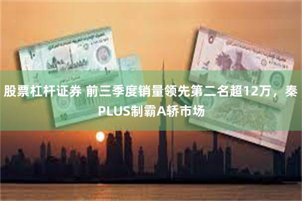 股票杠杆证券 前三季度销量领先第二名超12万，秦PLUS制霸A轿市场