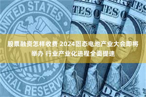 股票融资怎样收费 2024固态电池产业大会即将举办 行业产业化进程全面提速